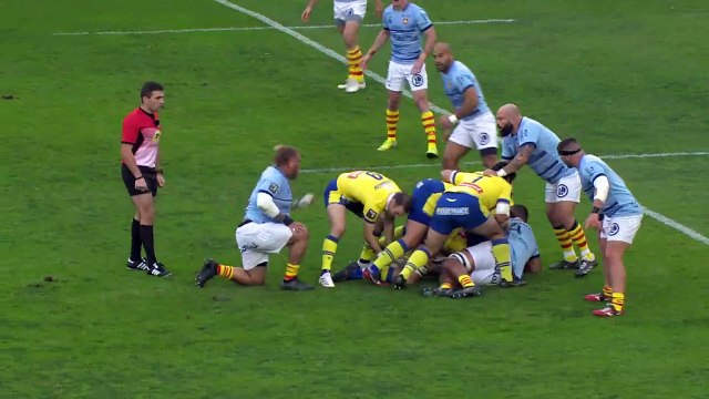 TOP 14 - Essai de Cheikh TIBERGHIEN 1 (ASM) - ASM Clermont - USA Perpignan - J11 - Saison 2021/2022