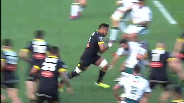 TOP 14 - Essai de Ihaia WEST (SR) - Stade Rochelais - Section Paloise - J11 - Saison 2021/2022