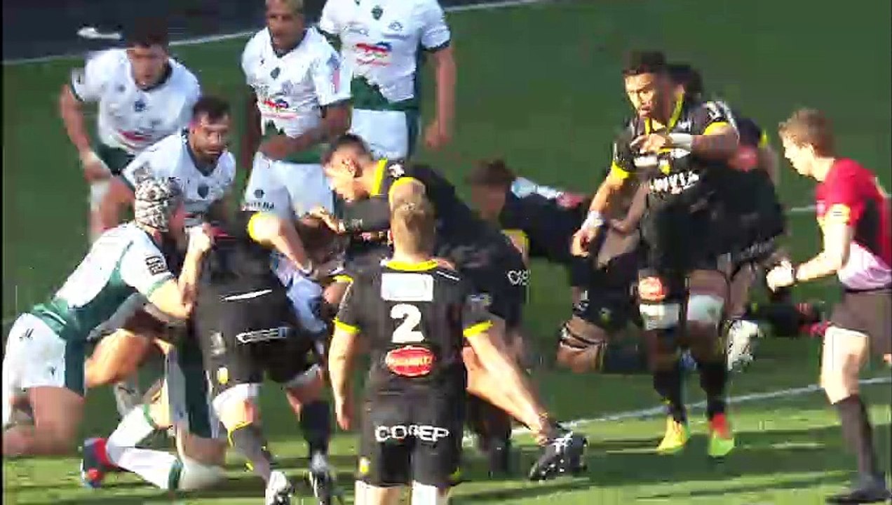 TOP 14 - Essai de Will SKELTON (SR) - Stade Rochelais - Section Paloise - J11 - Saison 2021/2022