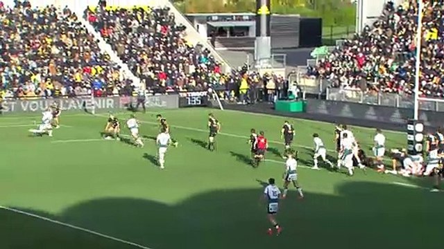 TOP 14 - Essai de Giovanni HABEL-KUFFNER (SP) - Stade Rochelais - Section Paloise - J11 - Saison 2021/2022