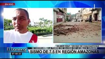 Chachapoyas: Torre de iglesia de la Jalca Grande se derrumba tras sismo de 7.5 en Amazonas