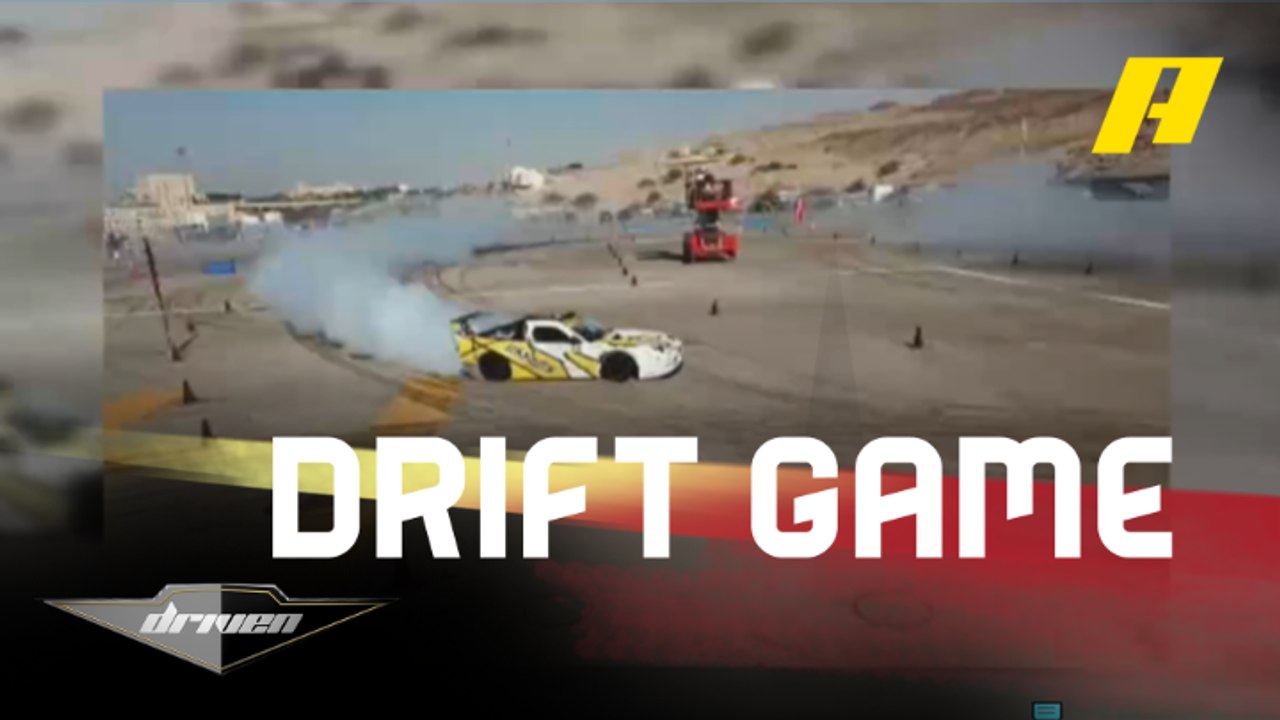البطل الأردني عبدالله حسين ضيف فقرة DRIFT GAME في حضور فريد حبيش وعبدو فغالي
