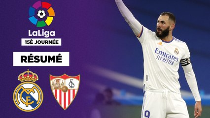 La Liga : Benzema record, Vinicius en sauveur, le Real écarte Séville