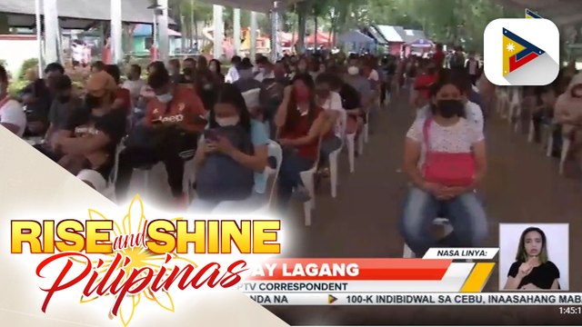 Mga nais magpabakuna sa Davao City, maagang nagtungo sa vaccination sites