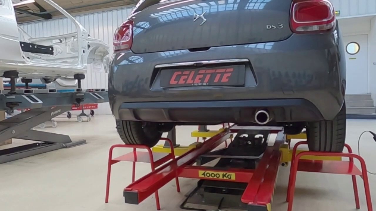 X-TRAC pulling platform with electronic measuring system NAJA 3D by Celette