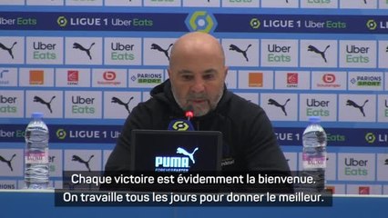 15e j. - Sampaoli : "Une victoire pour remonter au classement"