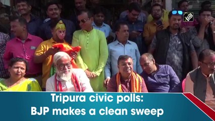 Tripura civic polls: BJP makes a clean sweep