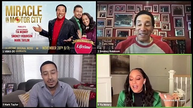 Smokey Robinson & Tia Mowry Talk Performing Together In Lifetime's Miracle In Motor City