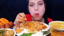 Asmr Eating  Rajma Masala, Kadi Pakoda, Aloo Kachori, Gulab Jamun, Imarti   Huge Indian Food Feast Mukbang, Foodie JD