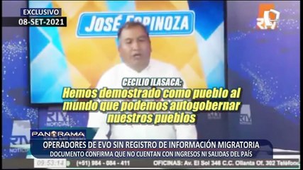 ¡Exclusivo! Operadores de Evo Morales sin registro de operación migratoria
