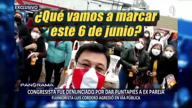 ¡Exclusivo! Congresista Luis Cordero fue denunciado por agredir a su expareja