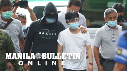 Pharmally executives were escorted to Pasay City Jail