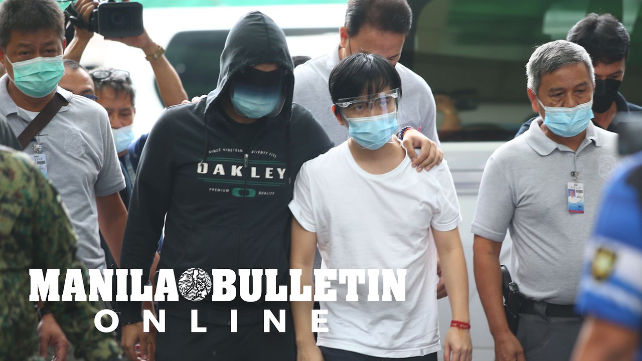 Pharmally executives were escorted to Pasay City Jail