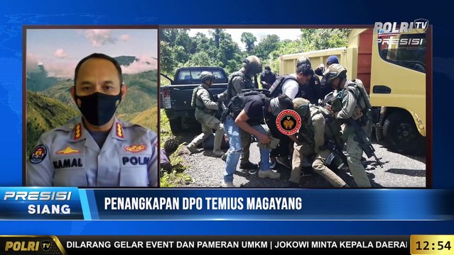 Live Dialog Kabid Humas Polda Papua Kombes Pol Kamal terkait Penangkapan DPO Temius Magayang