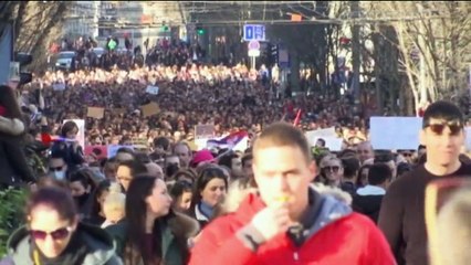 Dos días de protestas contra la contaminación en Serbia