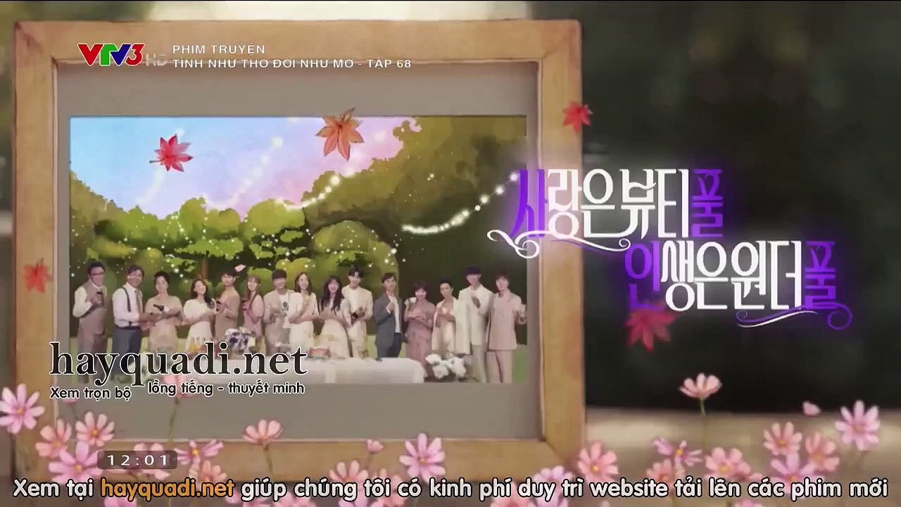Tình Như Thơ - Đời Như Mơ Tập 68 - VTV3 thuyết minh tap 69 - Phim Hàn Quốc - Xem phim tinh nhu tho - doi nhu mo tap 68