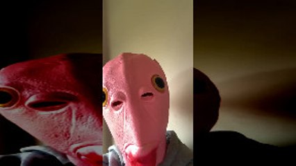 Granny Scared by Prank Playing Granddaughter