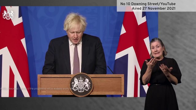 Boris Johnson makes face masks mandatory in shops and public transport in response to Omicron variant