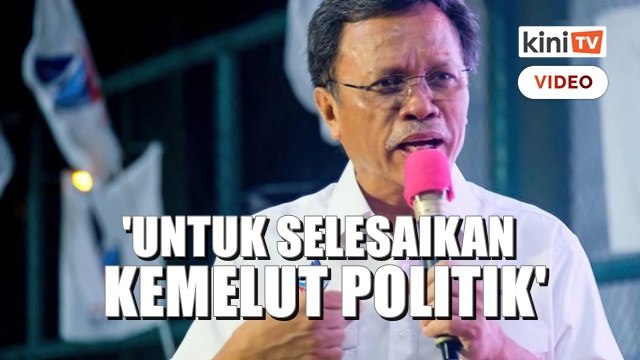 Segerakan PRU15 bagi selesaikan ketidakstabilan politik - Shafie Apdal