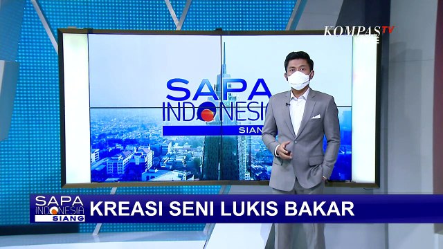 Seorang Ayah dan Anak Hasilkan Karya Lewat Seni Lukis Bakar