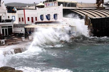 Bodrum'u lodos vurdu