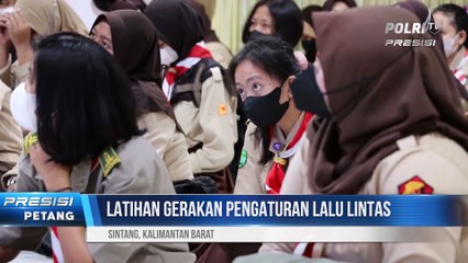 Penyuluhan Lalu Lintas Kepada Saka Bhayangkara Polres Sintang