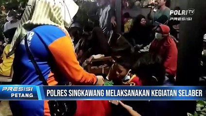 Sat Binmas Polres Singkawang Gelar Selaber ( Senandung Lagu Bersama )