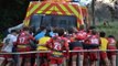 Nîmes : des jeunes rugbymen ont porté secours à des pompiers, dont le camion était enlisé dans la boue