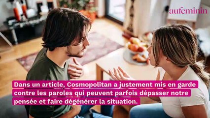 Vie de couple : les deux mots à bannir durant une dispute