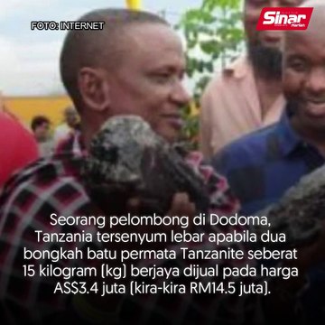Pelombong jadi jutawan 'sekelip mata'