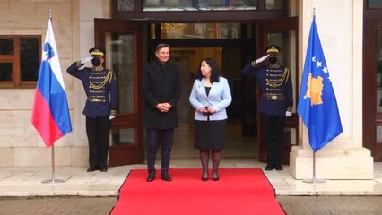 Slovenya Cumhurbaşkanı Borut Pahor, Kosova'da