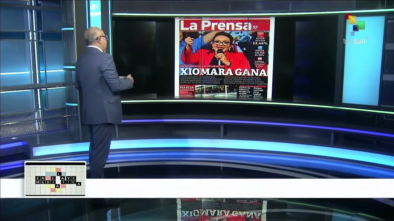 En Clave Mediática 29-11: Candidata Xiomara Castro lidera conteo de votos en Honduras