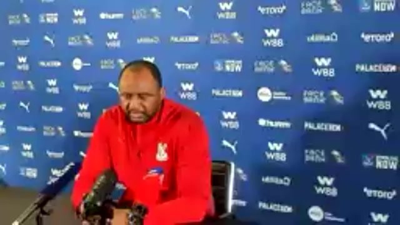 Palace boss Patrick Viera previews Leeds
