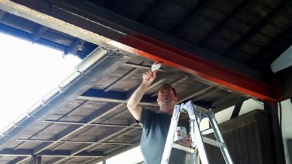 Unskilled Painter at the Old Japanese Farm House