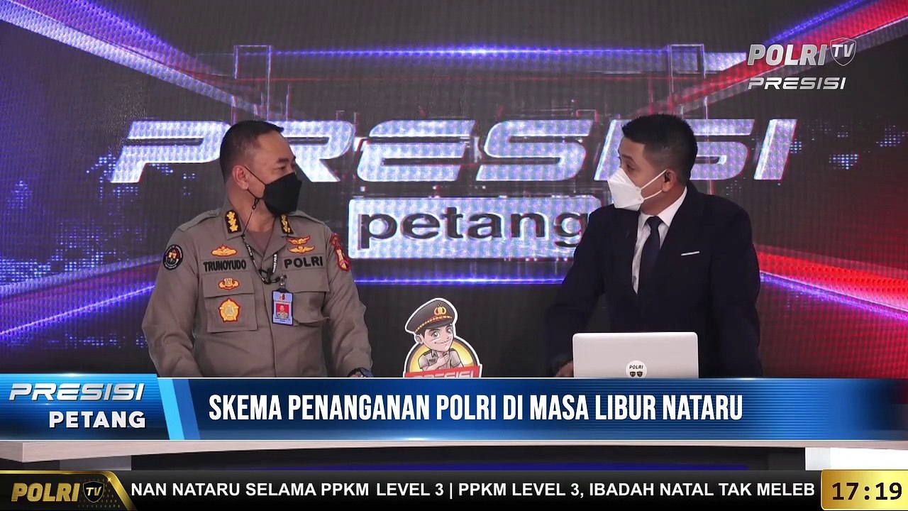 Live Dialog - Kombes Pol Trunoyudo  - Juru Bicara  Polri - terkait Persiapan Polri Dalam Mengantisipasi Libur Nataru