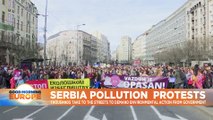 Serbs protest in Belgrade over air pollution problems