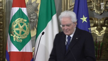 Download Video: Mattarella:a consegna onorificenze OMRI: 