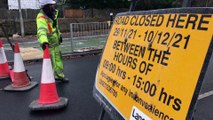 Liverpool Road in Penwortham closed to through traffic