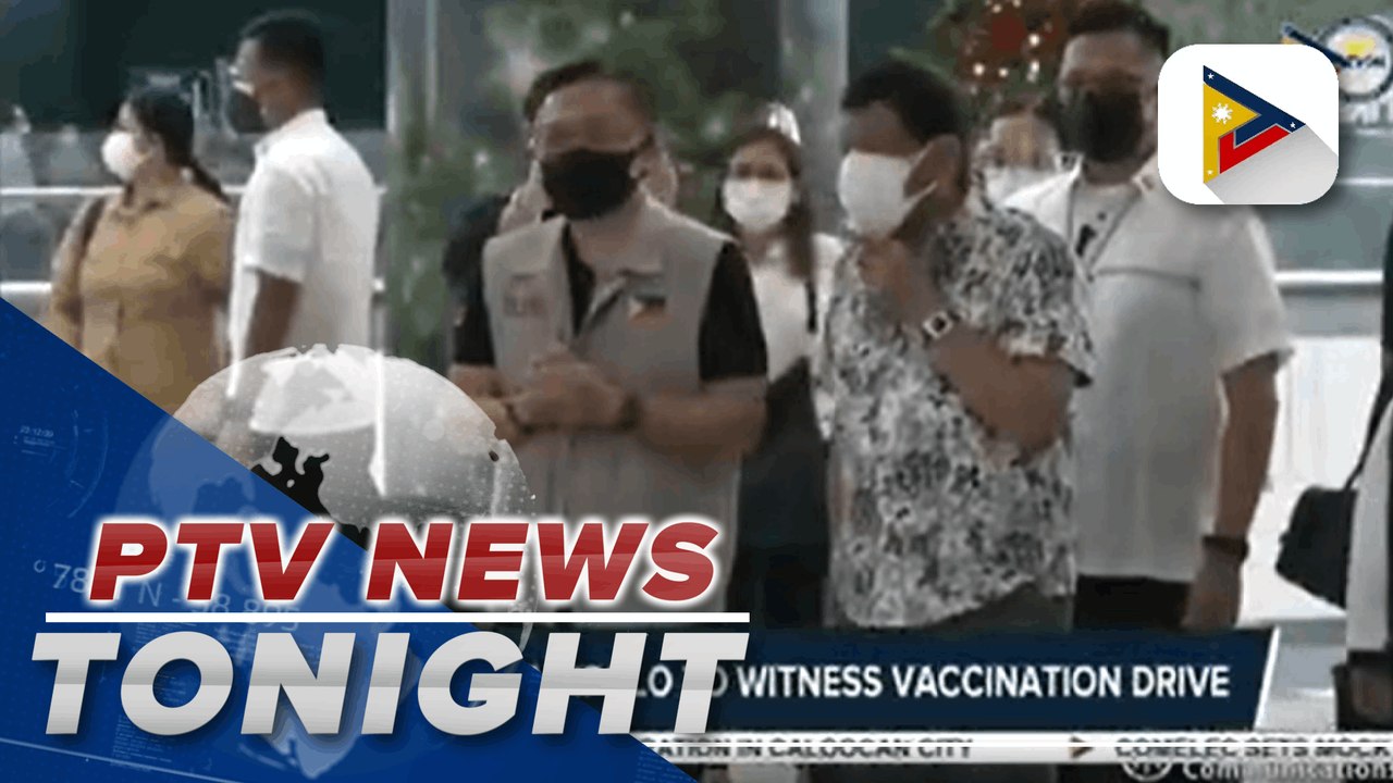 PRRD inspects vaccination drive in Antipolo