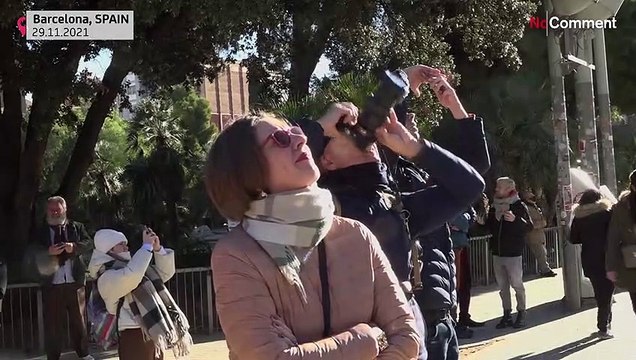 Храм Святого Семейства: башню Девы Марии украсила гигантская звезда