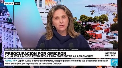 María Fernanda Gutiérrez: "Con la variante Ómicron no hay que preocuparse pero sí estar alerta"