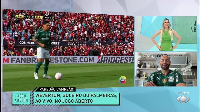 SE LIGA NO PAREDÃO ALVIVERDE! Um dos maiores destaques desse Palmeiras, o goleiro Weverton conversou com o Jogo Aberto e destacou a importância da saída de bola. #JogoAberto