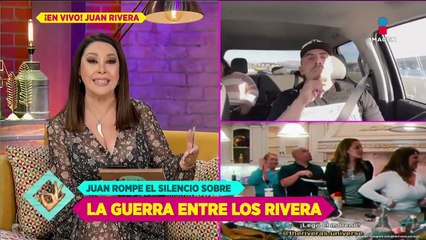 Juan Rivera explica origen de pleito entre los Rivera