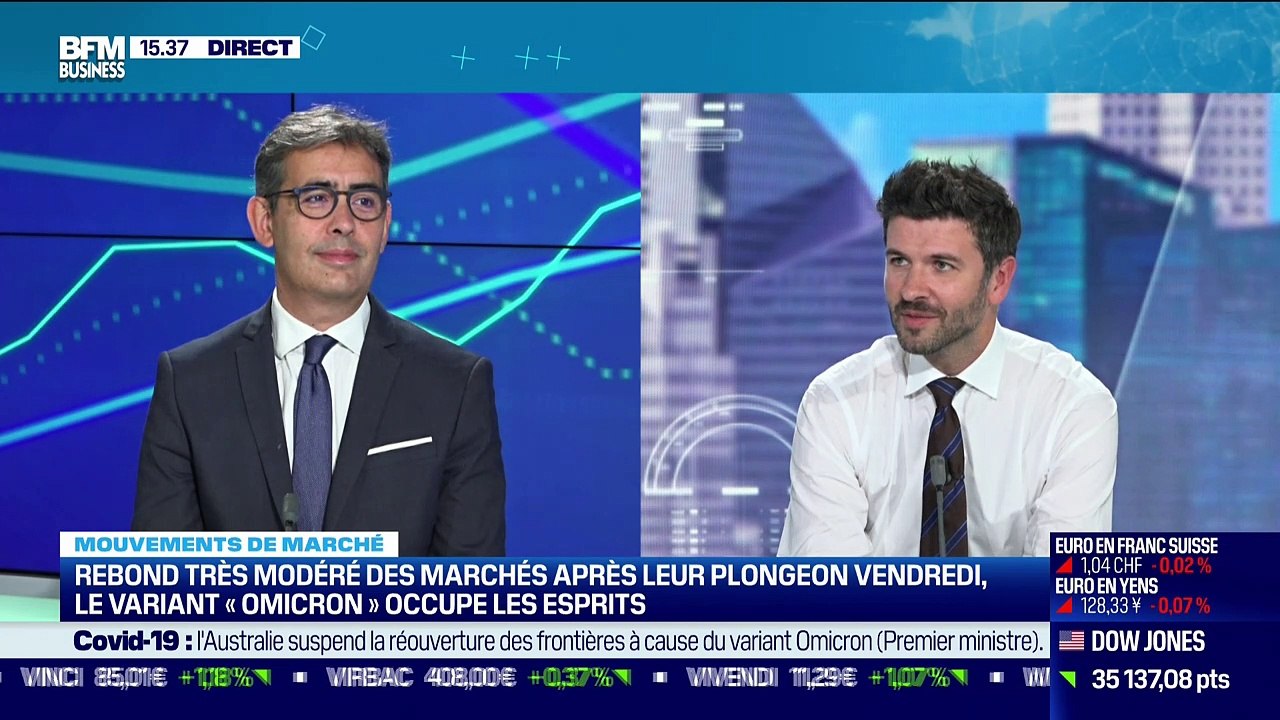 Benjamin Louvet (OFI AM) : rebond très modéré des marchés après leur plongeon vendredi - 29/11