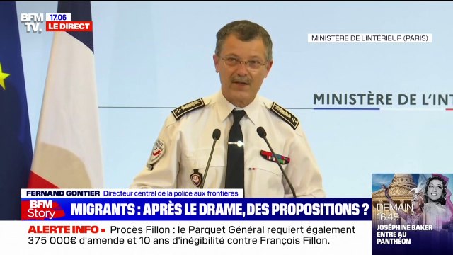 Fernand Gontier, directeur central de la police aux frontières: Plus de 1500 passeurs ont été arrêtés au cours des 10 premiers mois de 2021