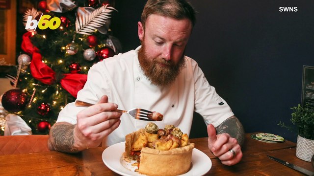 Pies the Limit! Chef Makes Christmas Dinner in Pie Form Weighing More Than 2 Pounds!