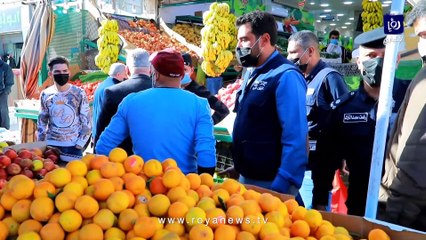 رؤيا ترصد حملة لإزالة الاعتداءات على الأرصفة في حي نزال في عمّان