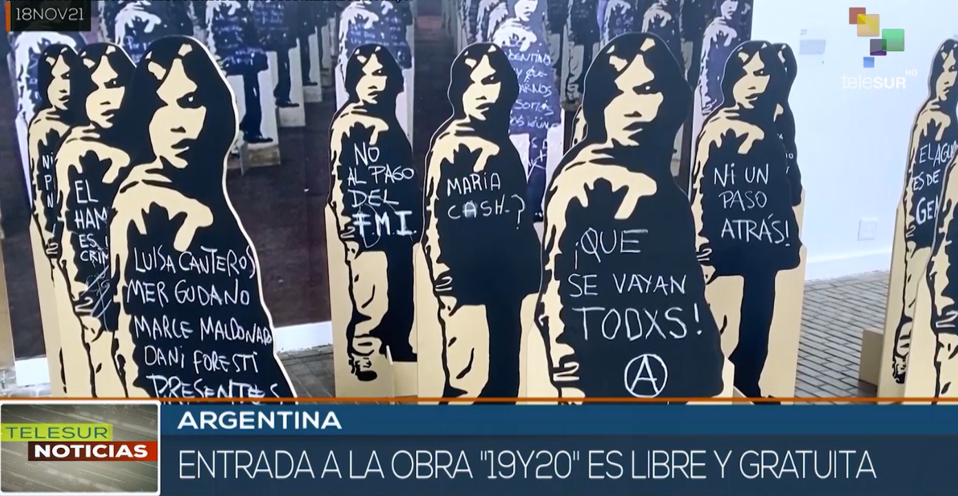 Obra “19 y 20” por la resistencia de Argentina contra el neoliberalismo
