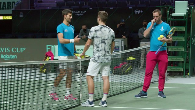 Coupe Davis 2021 - La Serbie et Novak Djokovic sont à Madrid pour leur quart de finale !