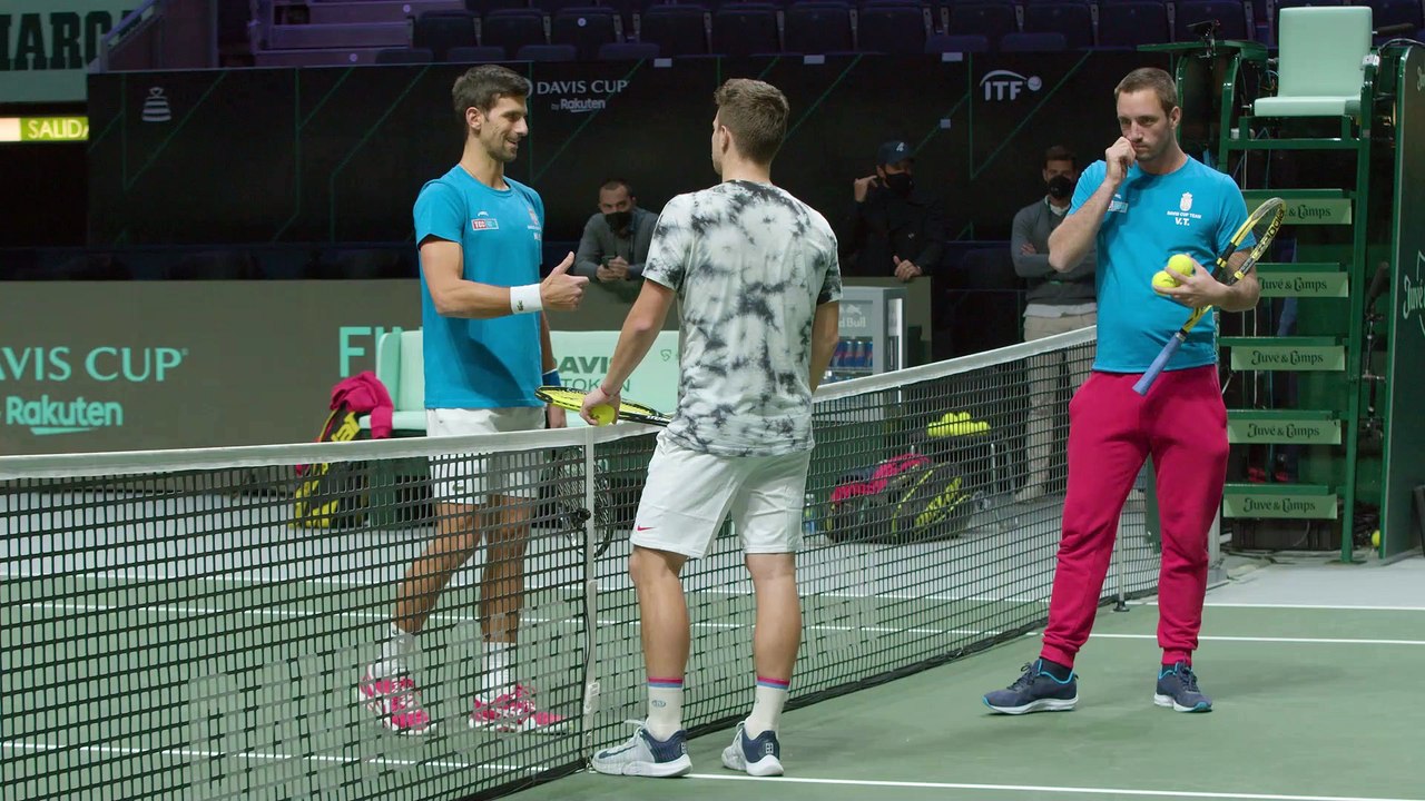 Coupe Davis 2021 - La Serbie et Novak Djokovic sont à Madrid pour leur quart de finale !